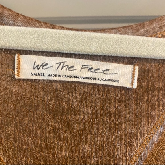 free people long sleeve top - Picture 2 of 2